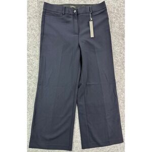 Ann Taylor Black High Waist Trouser Dress Pants sz 14 (14642) NEW